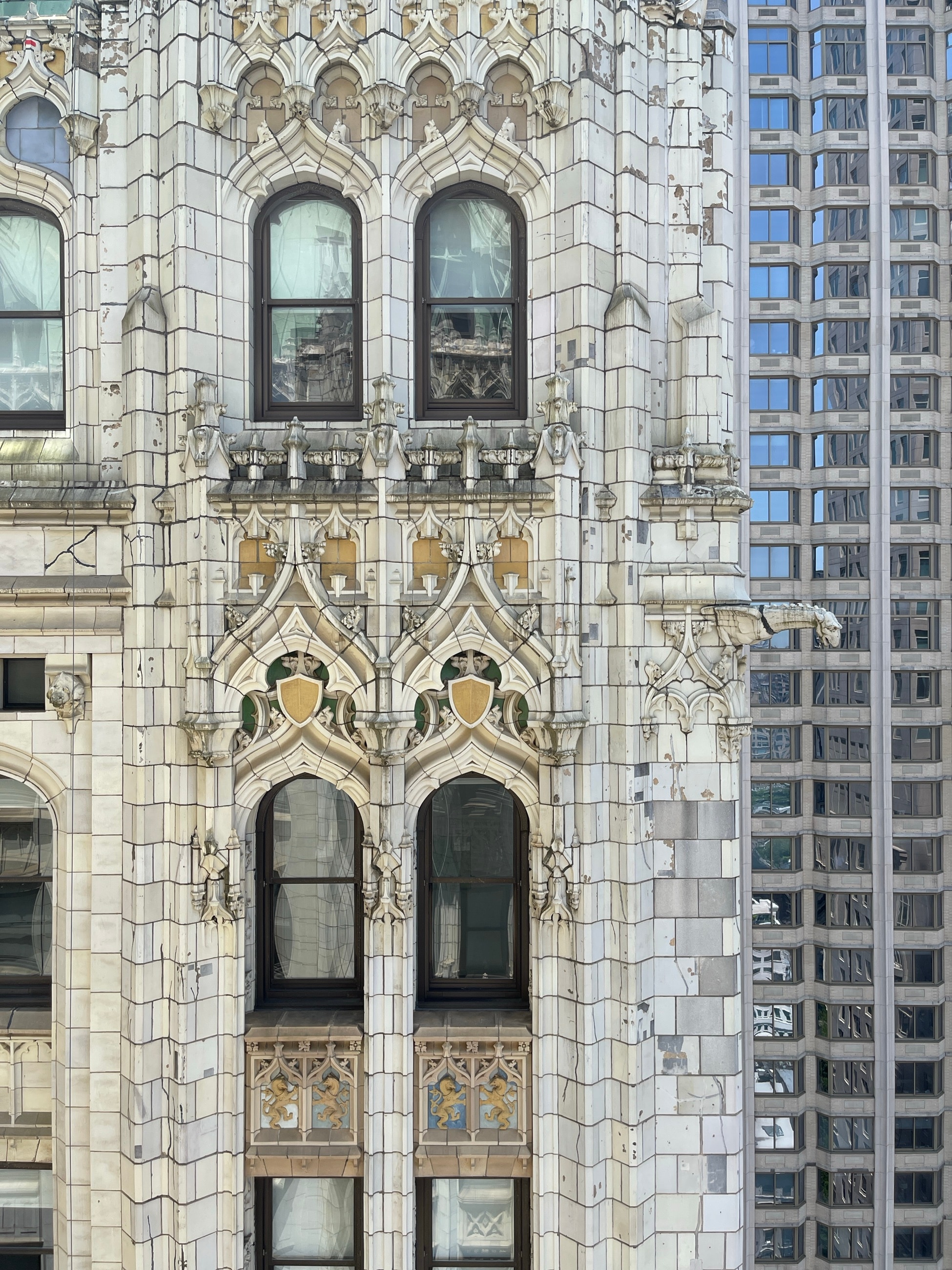 White terra cotta at the Woolworth Building